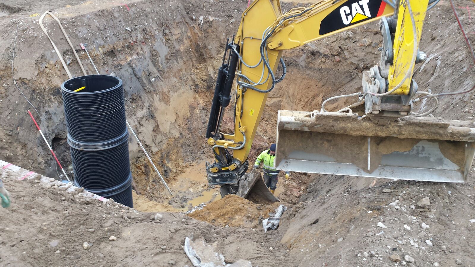 Tiefbau und Baggerarbeiten von Ebert Bau